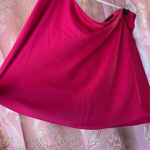 J. Crew Vibrant Pink Mini Slip Skirt